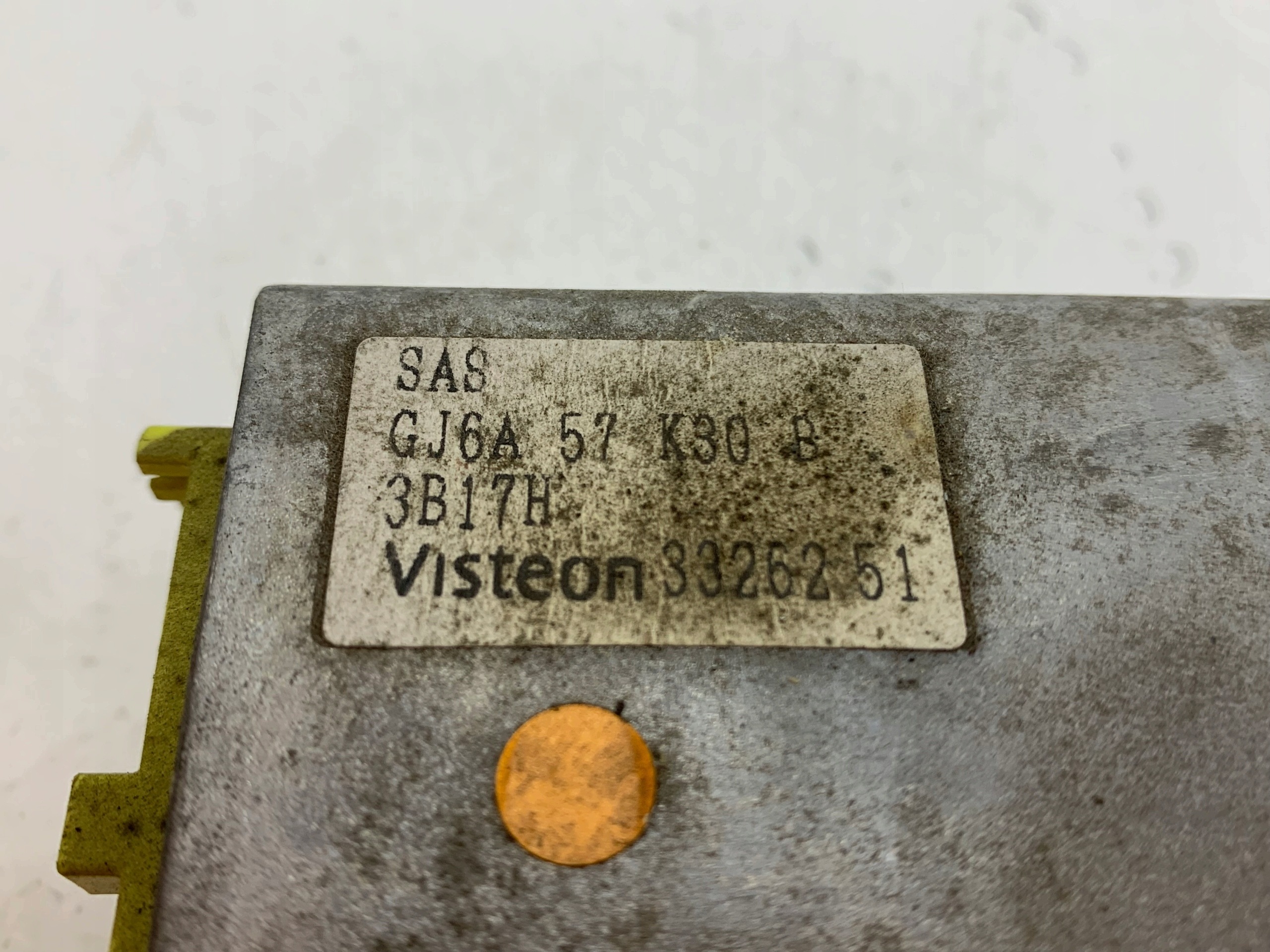 MAZDA 6 GG SENSOR modulo airbag aria airbag GJ6A57K30B