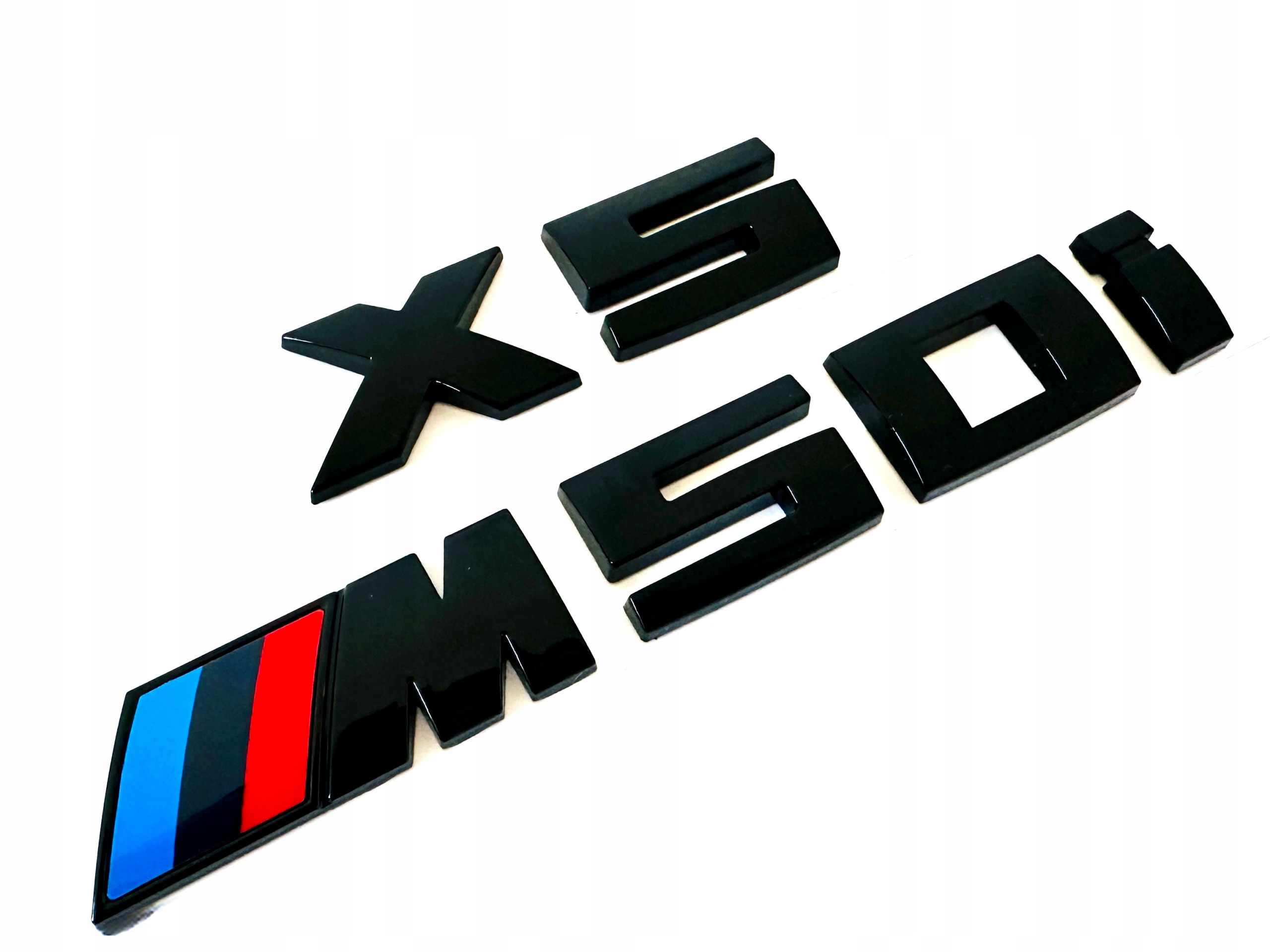 Bmw X5 M50i X5 M 50i Performance emblém logo znak nápis čierny