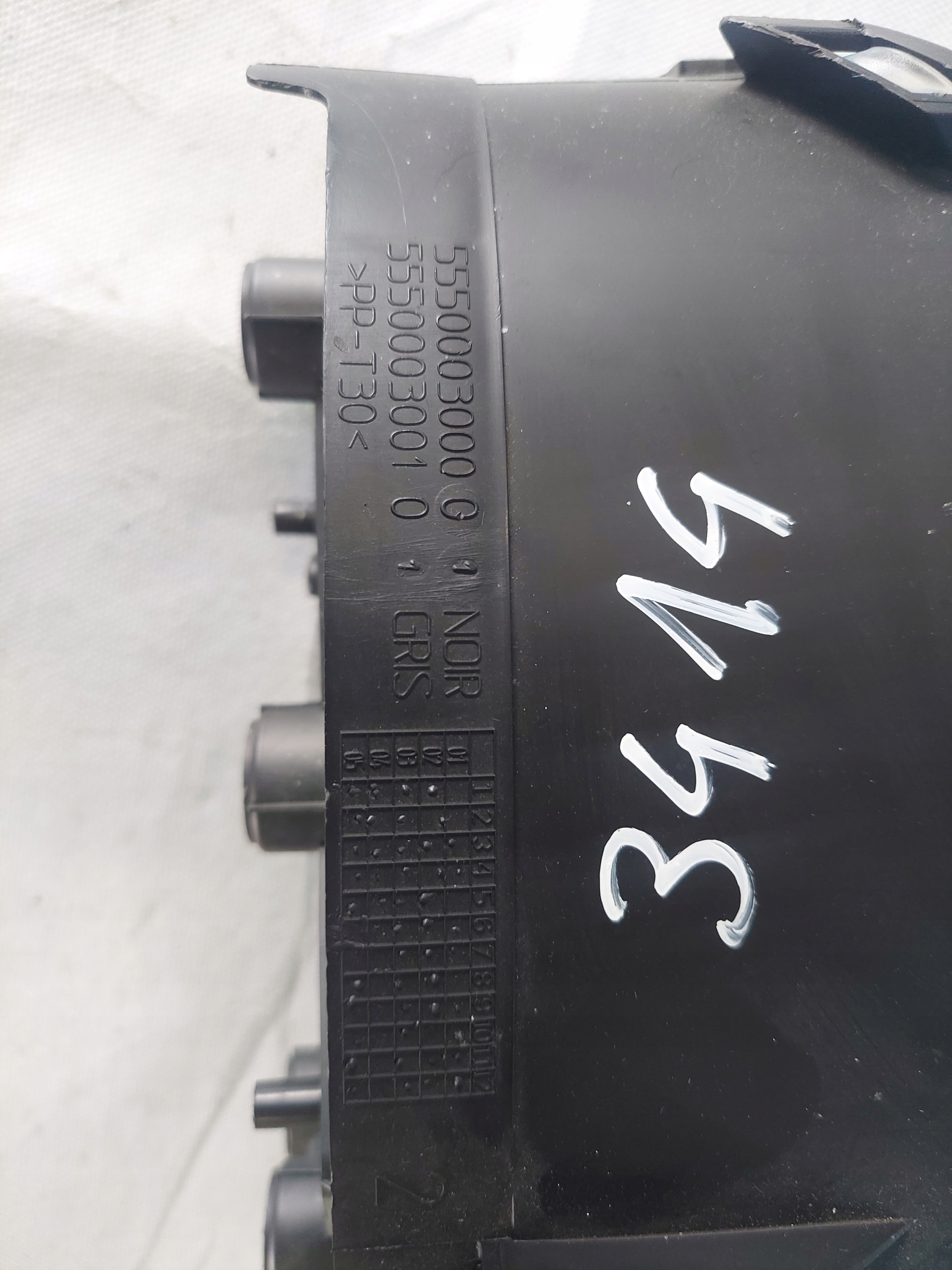 dials clock PEUGEOT 206 1.4 B 9656696380