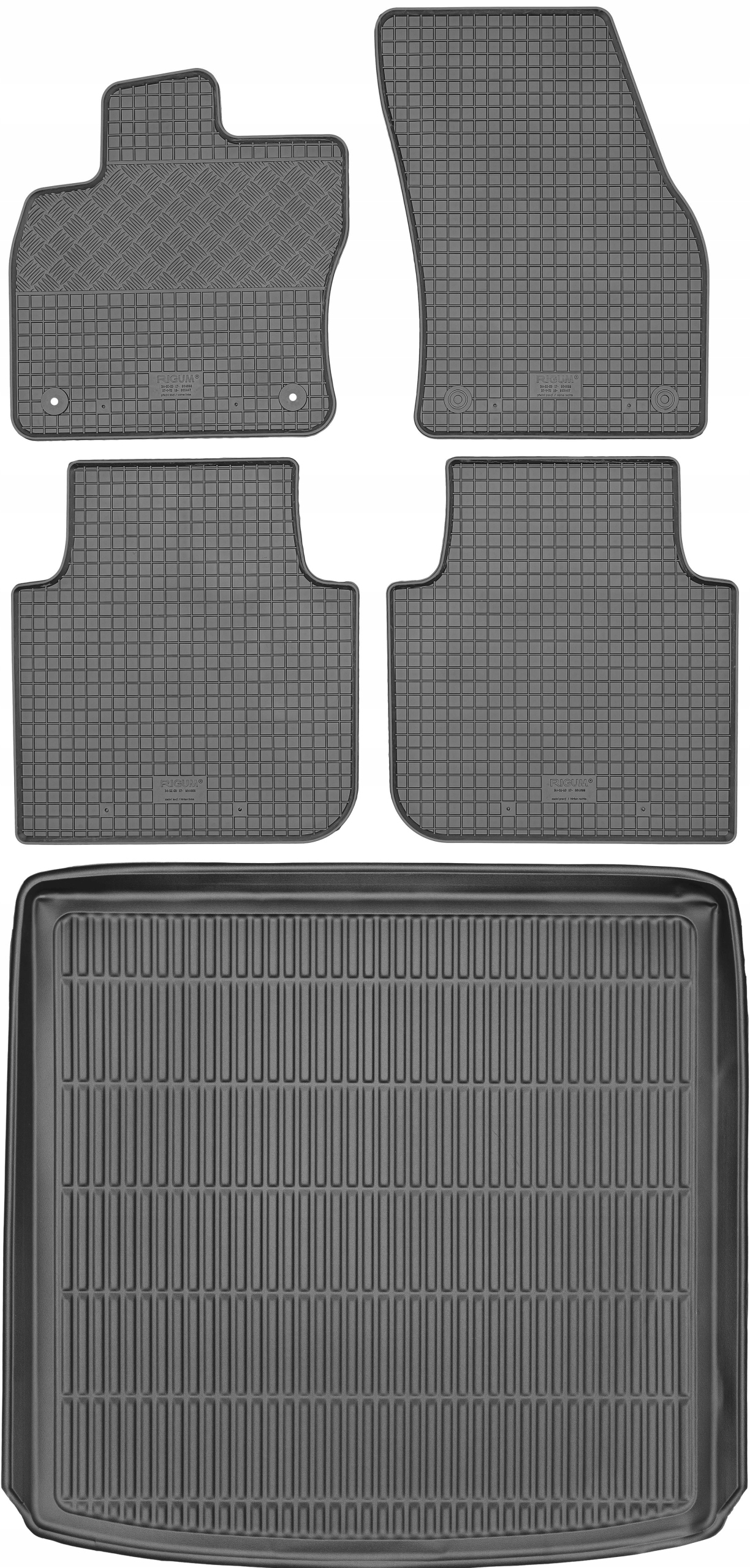 Volkswagen Tiguan Allspace Suv od roku 2017 Sada Koberce batožinový priestor