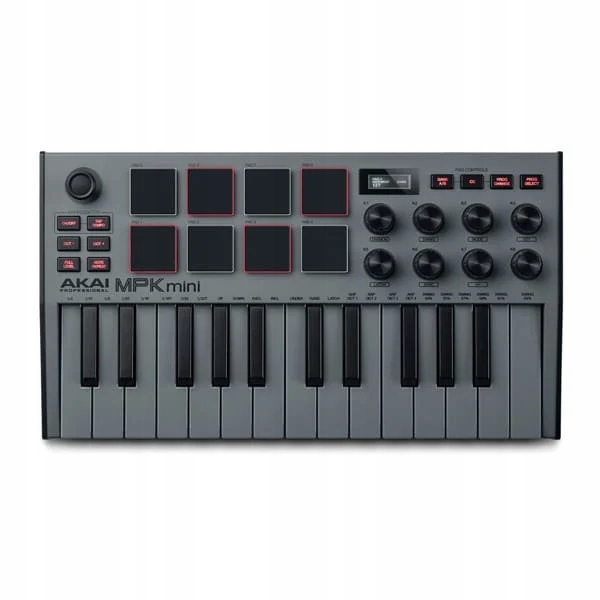 AKAI MPK MINI MK3 GREY - Mini klawiatura sterująca