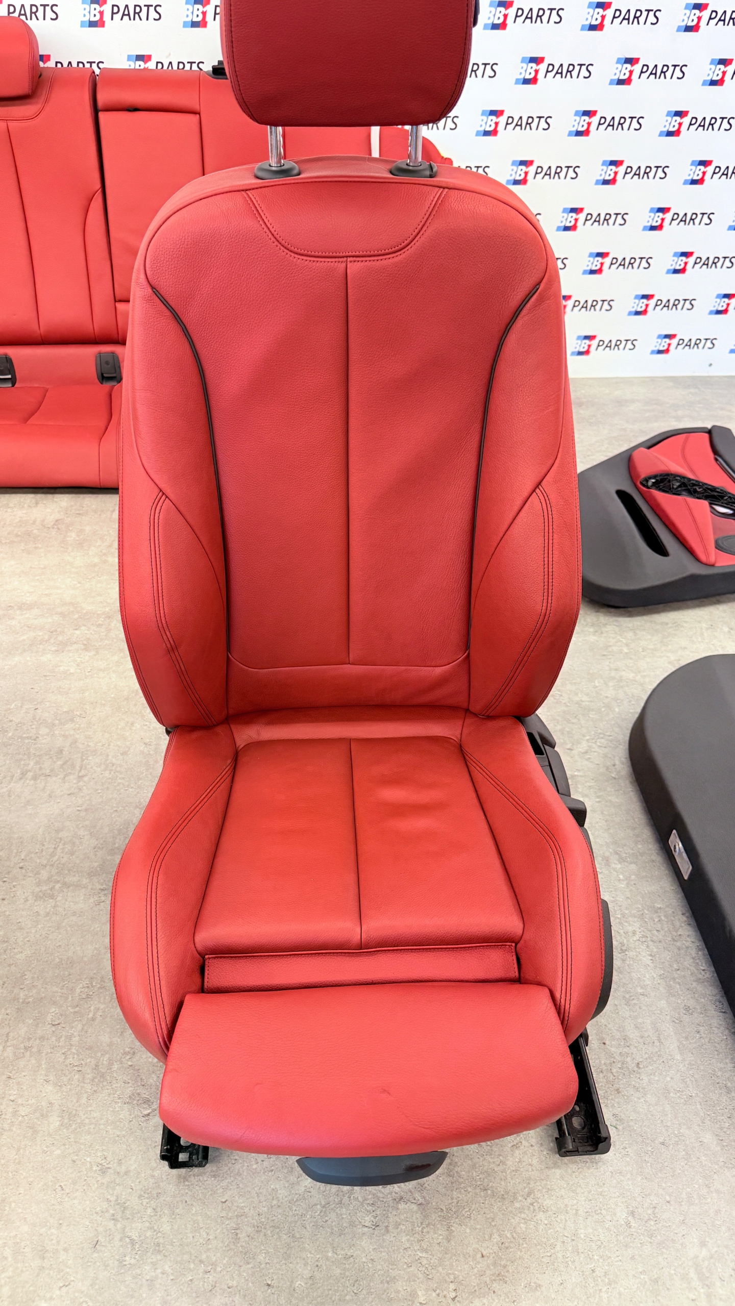 BMW F36 seats side m-packet red leather heated EU nice
