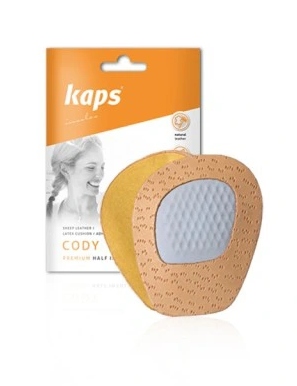 

Antypoślizgowe skórzane półwkładki do butów Cody