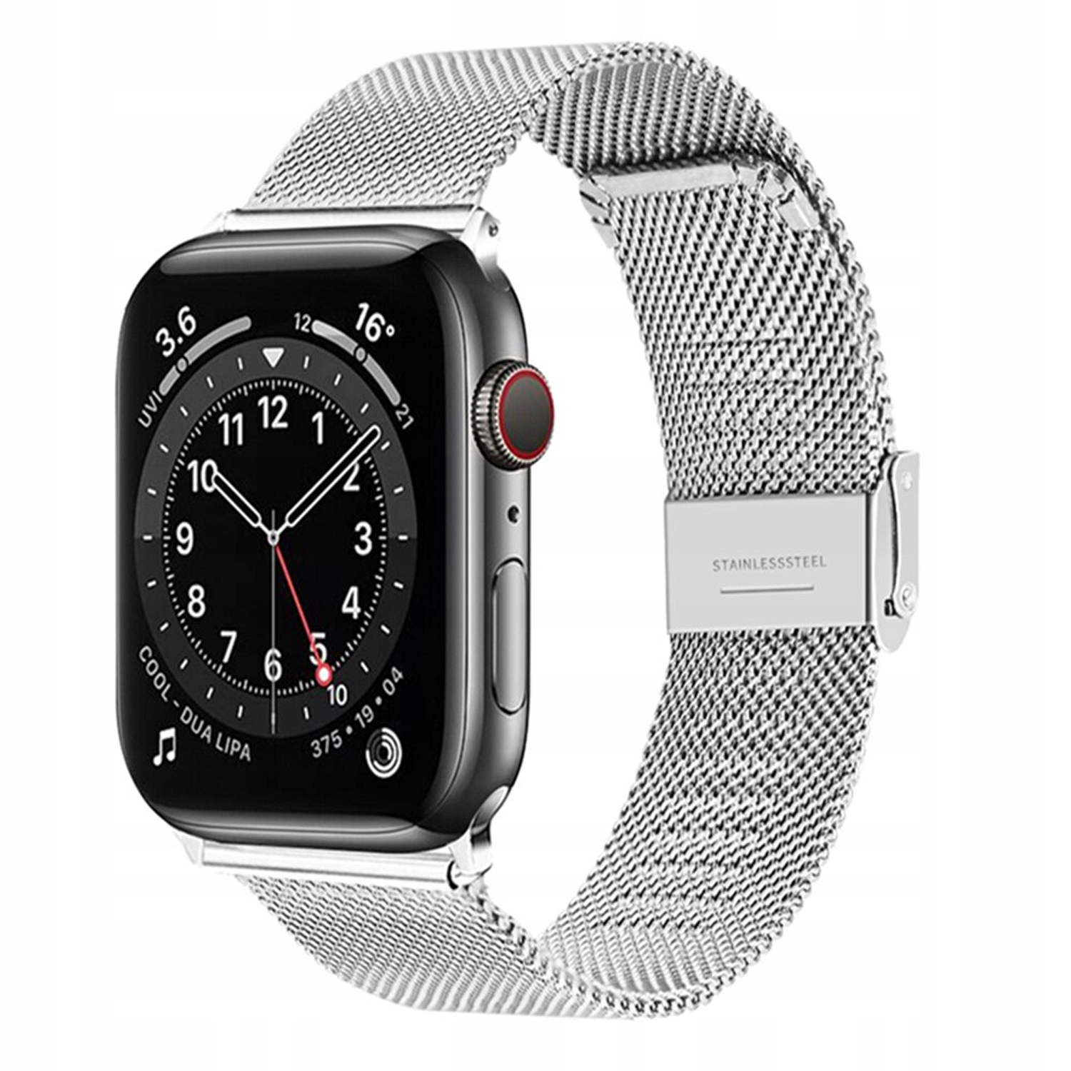 

Stalowa bransoleta pasek do Apple Watch 7 41mm