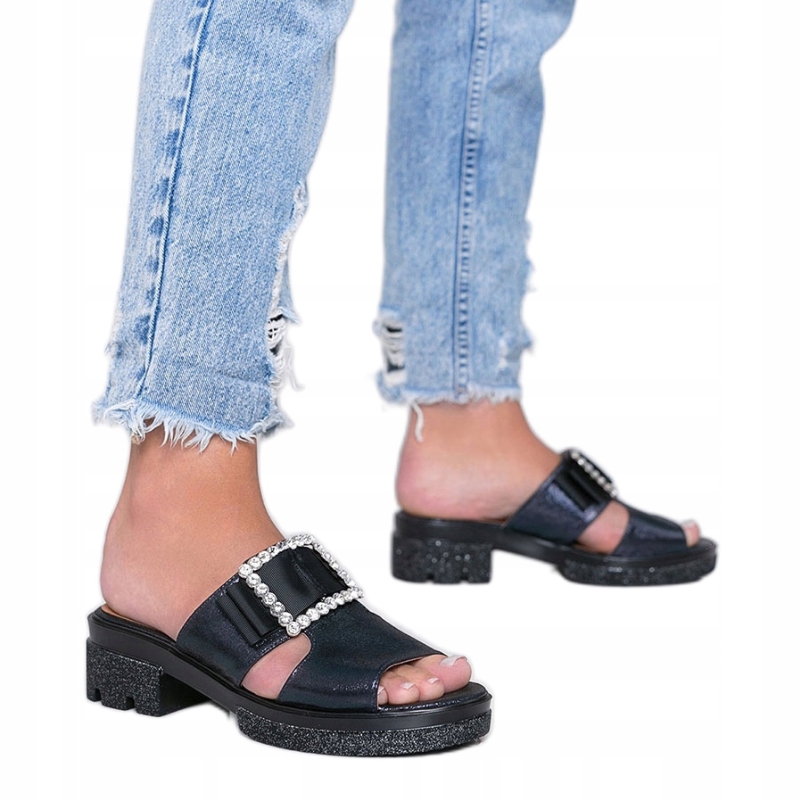 

Niebieskie Skóra ekologiczna Buty Kobiety r.39
