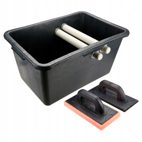 ZESTAW GLAZURNICZY, POJEMNIK 40L, PACA Z GUMĄ, PACA Z GĄBKĄ MIĘKKĄ 13A339 T