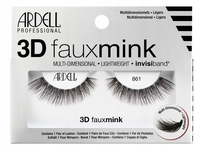 

Ardell 3D Faux Mink Sztuczne rzęsy na pasku 861