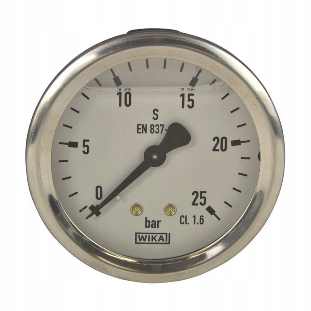 0-25BAR G1/4 manometr glicerynowy 63mm Wika 213.53.063T Kfm M63T/G kl.1,6