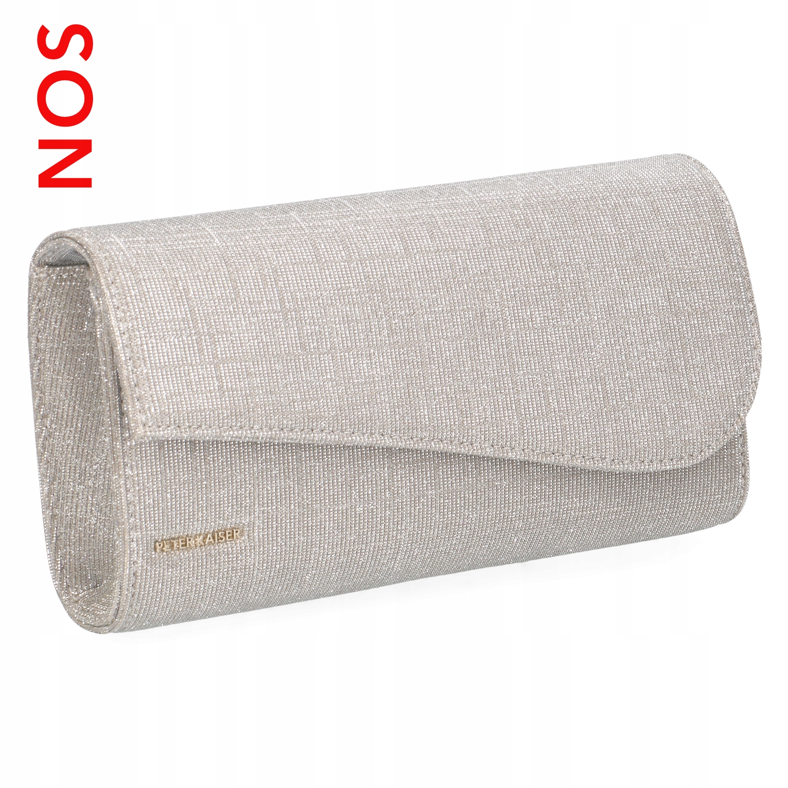 Peter Kaiser kabelka/psaníčko lesklá stříbrná Clutch [69041-44-910]