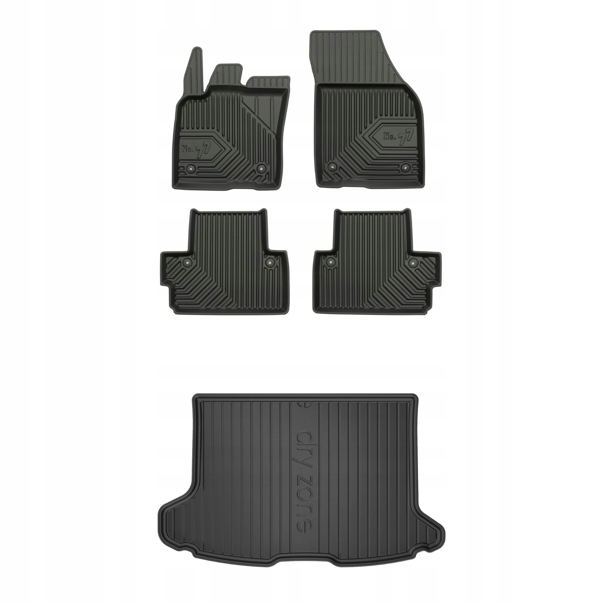 Sada gumových koberců a rohoží pro Volvo C30 2006-12