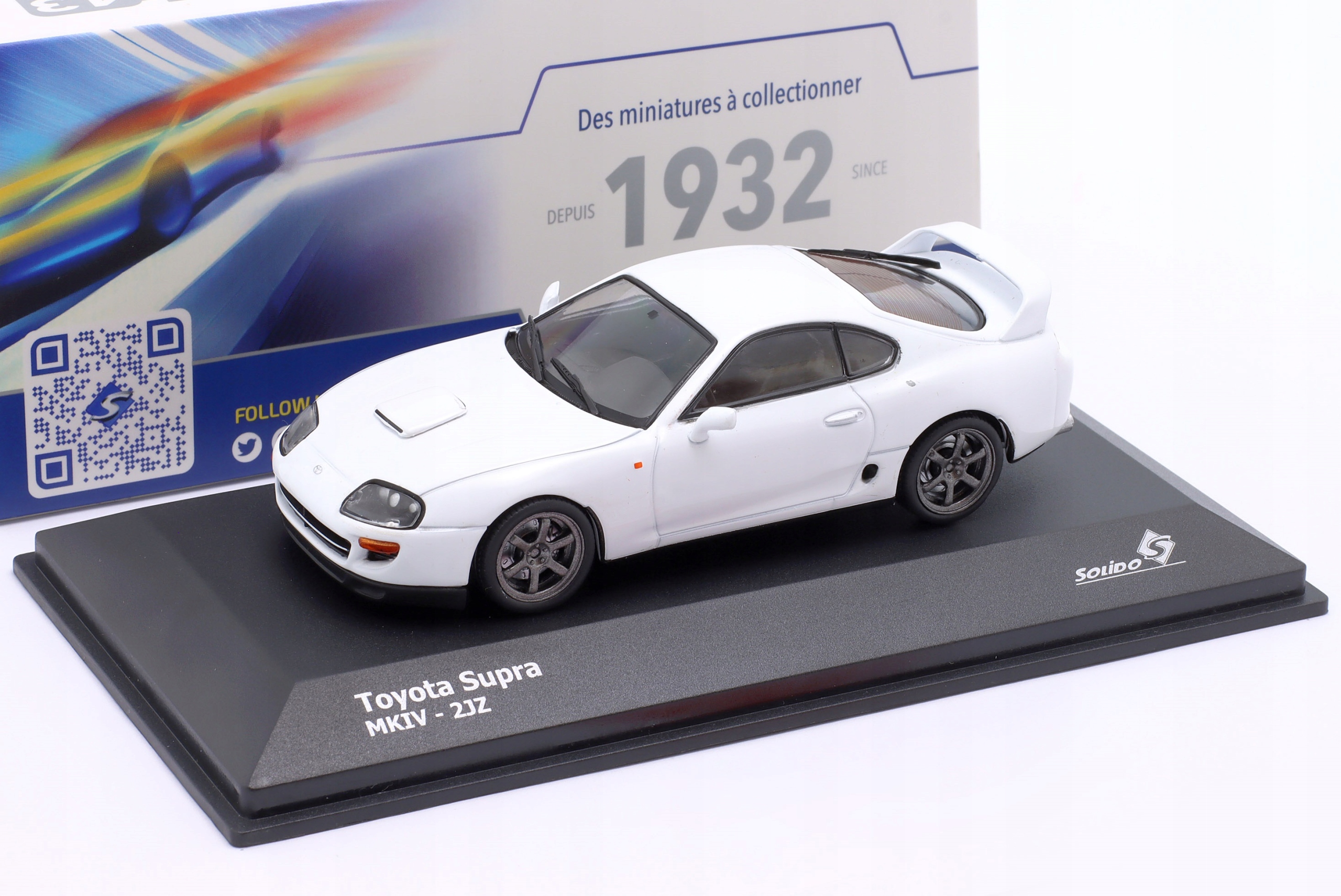 Solido Toyota Supra Mk4 2001 White 1:43