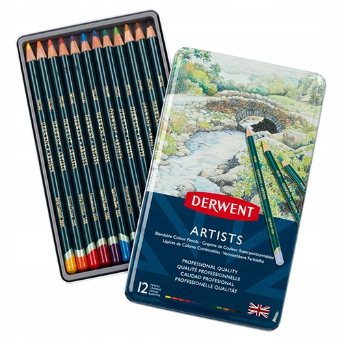 Artists 12 Derwent Pastelky
