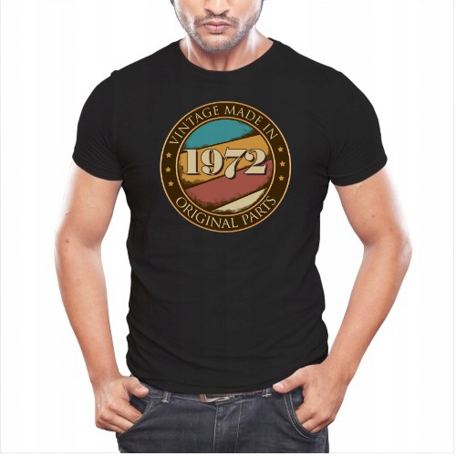 T-SHIRT KOSZULKA MĘSKA PREZENT URODZINY RÓŻNE DATY Rozmiar M