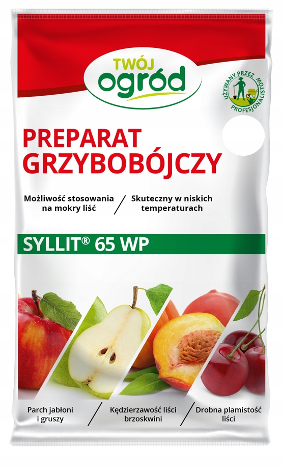 

Syllit 65WP 10g grzyb Sylit Na kędzierzawość parch