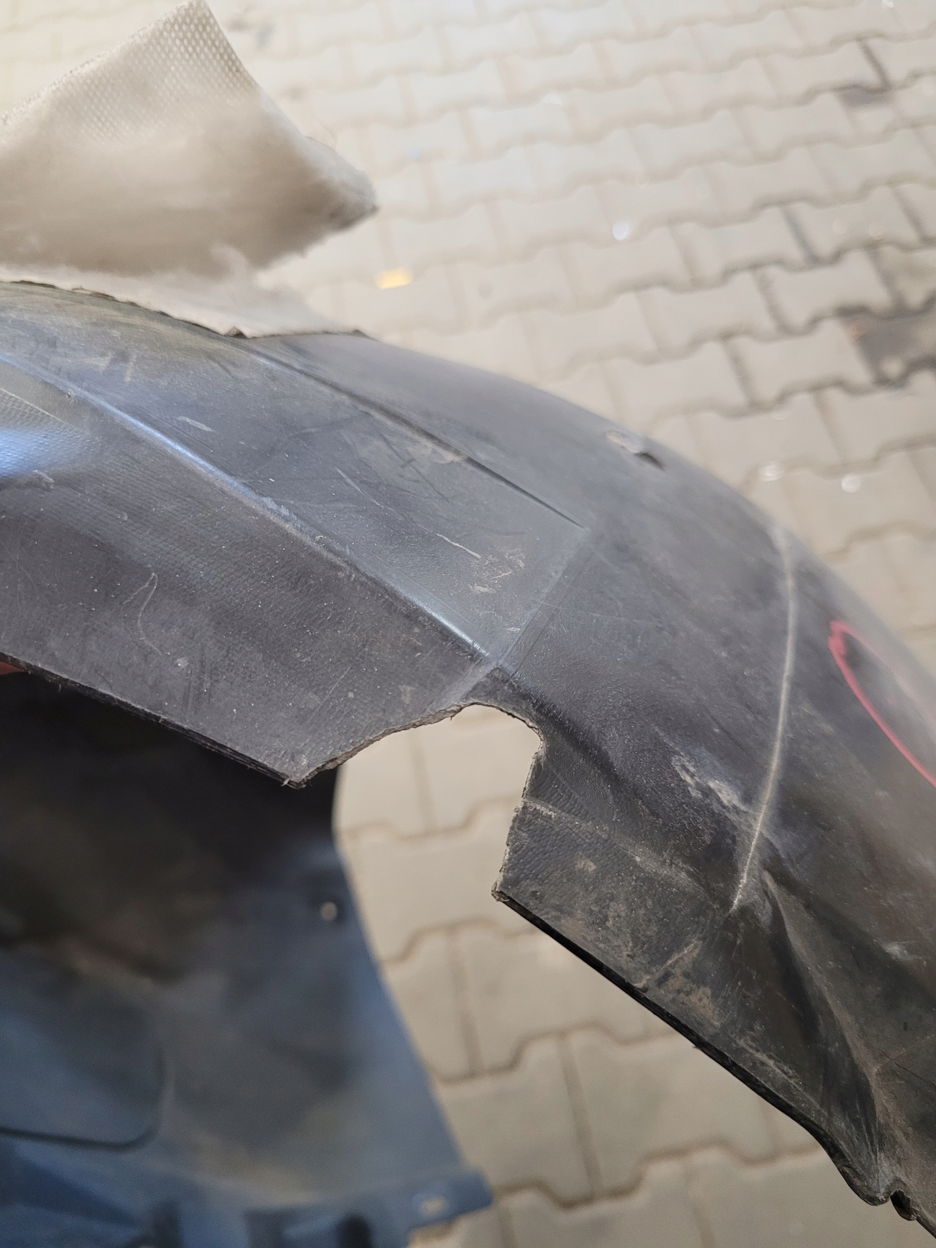 mudguard left front VW PASSAT B8 2014- 3G0805777A