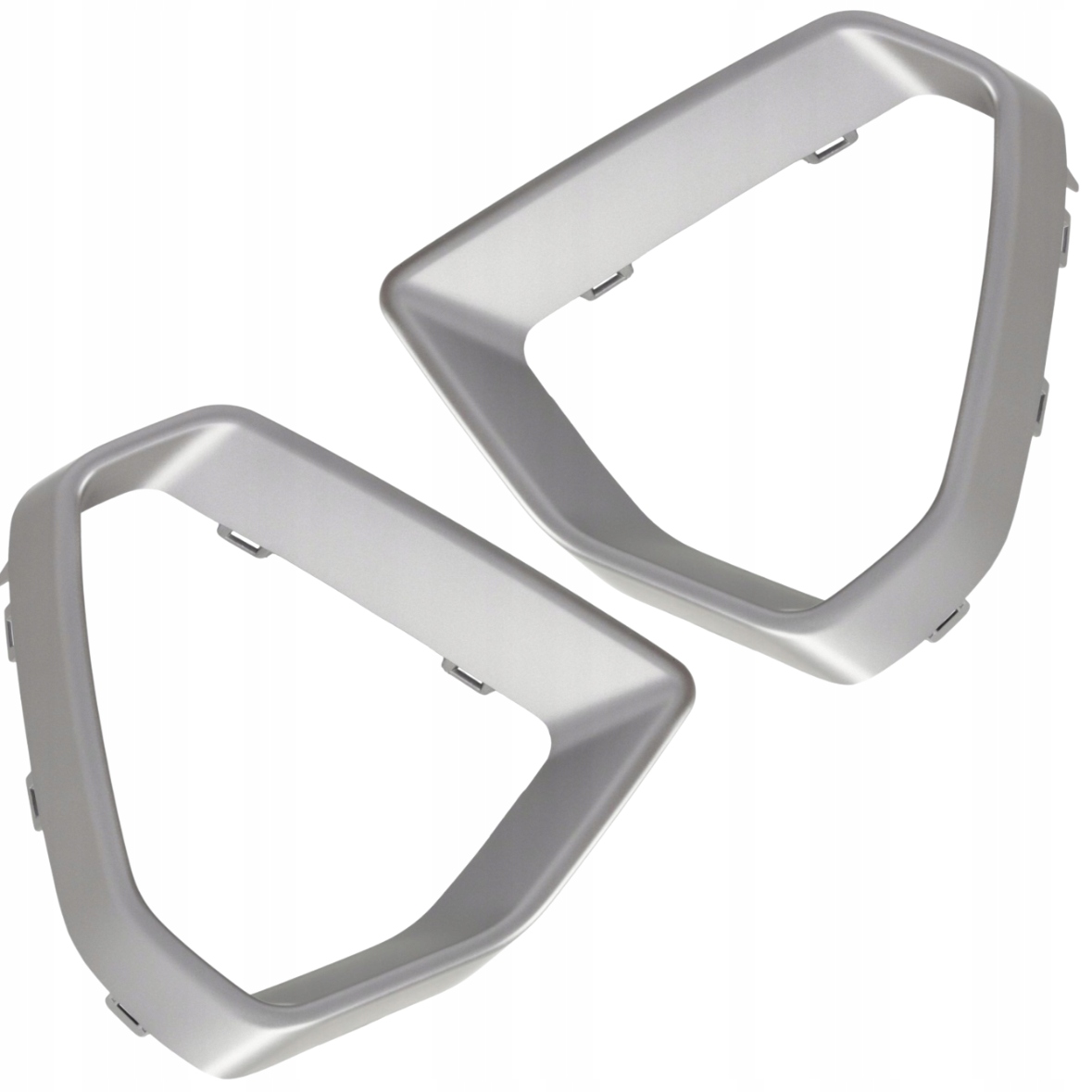 Audi Q3 83A 2018- S-line Nové Spodní Lišty Nárazníku Stříbrné P+l Sada