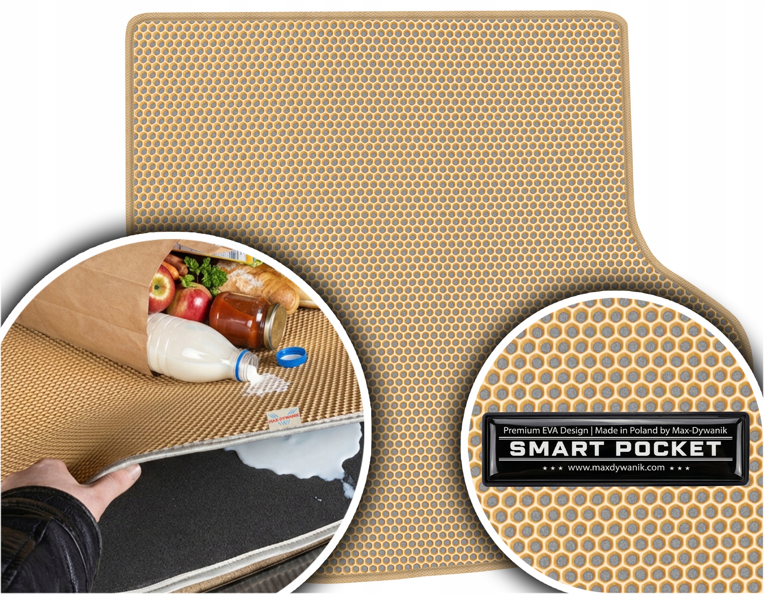 Volvo V40 I Kombi 1996-2004 Vložka do batožinového priestoru Eva Smart Pocket Béžová
