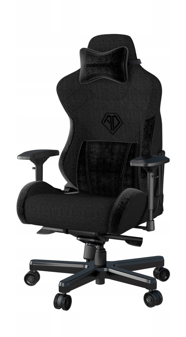 Fotel gamingowy biurowy Anda Seat T-Pro 2 XL materiałowy czarny obrotowy Marka Anda Seat