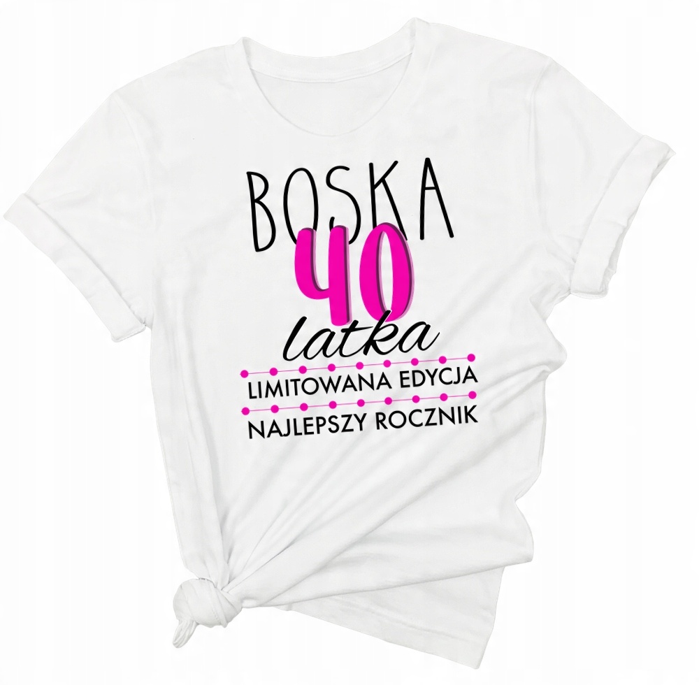 

Koszulka na 40-ste urodziny dla żony S/m