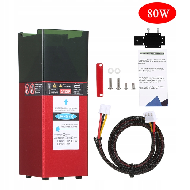 Hlava pro laserové gravírování 450 nm 80W