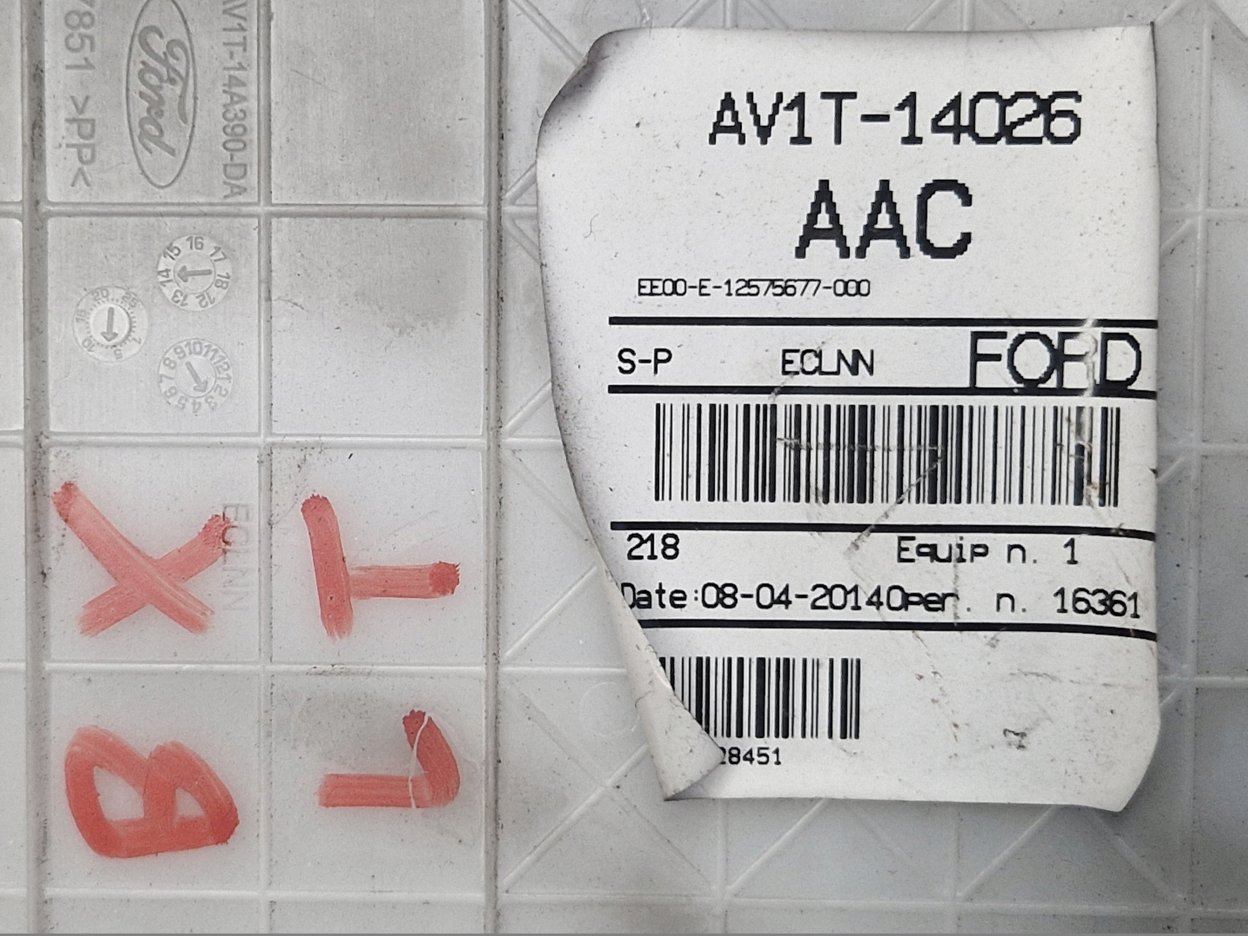FORD B-MAX bundle wiring BOCZKA door left rear part AV1T-14026-AAC