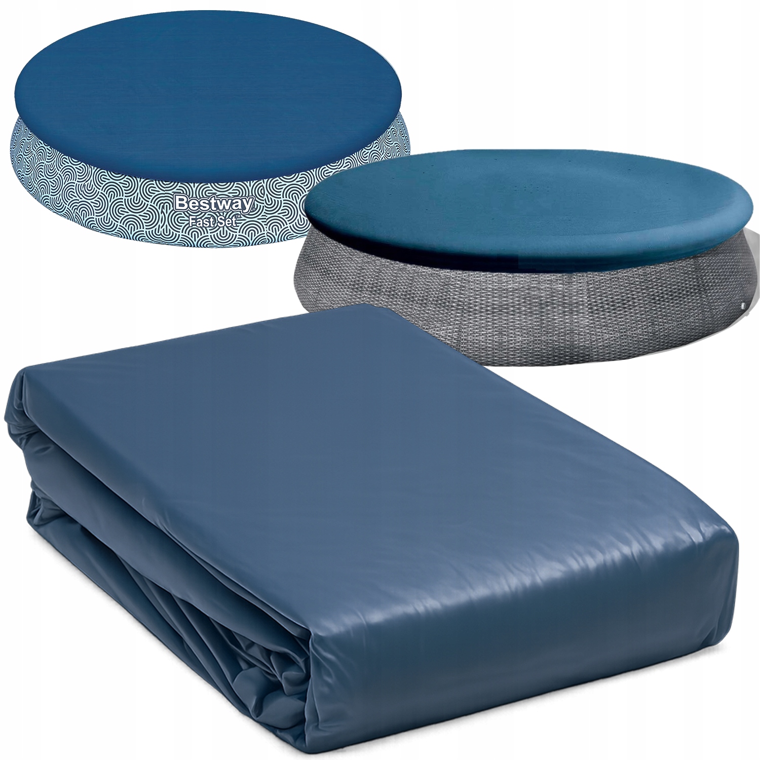 Bazénový Ochranný Obal Krycí Plachta Plachty Je Vhodný Pro Bazén Bestway 57376