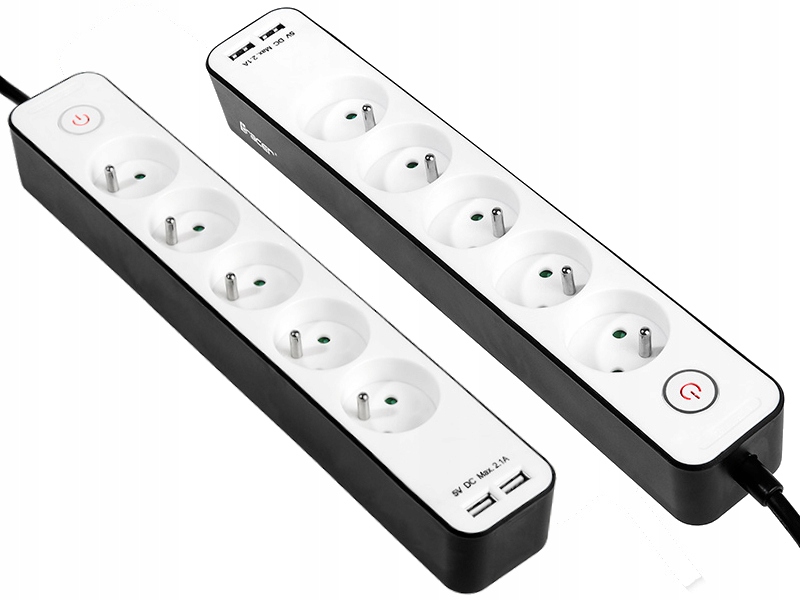 

Przedłużacz Listwa Antyprzepięciowa 5GNIAZD 1,5m