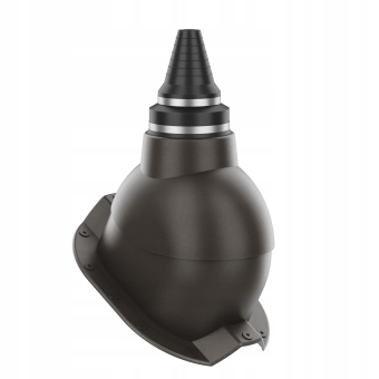 Anténní Přechod Pro Trapézové Plechy T35 Tmavě Hnědý Ral 8019