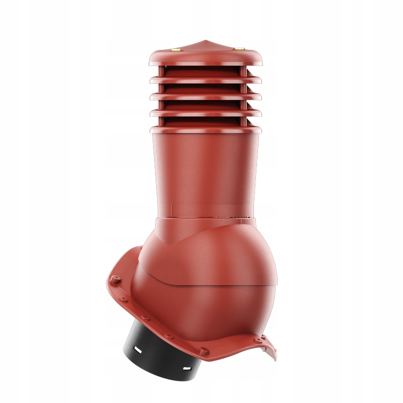 Větrací komín Smartline profil X fi 150 mm nezateplený červený