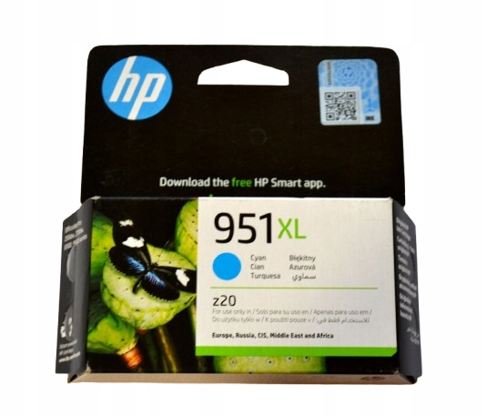 Tusz Hp 951XL PACKARDCN050AE niebieski (cyan) Z 20