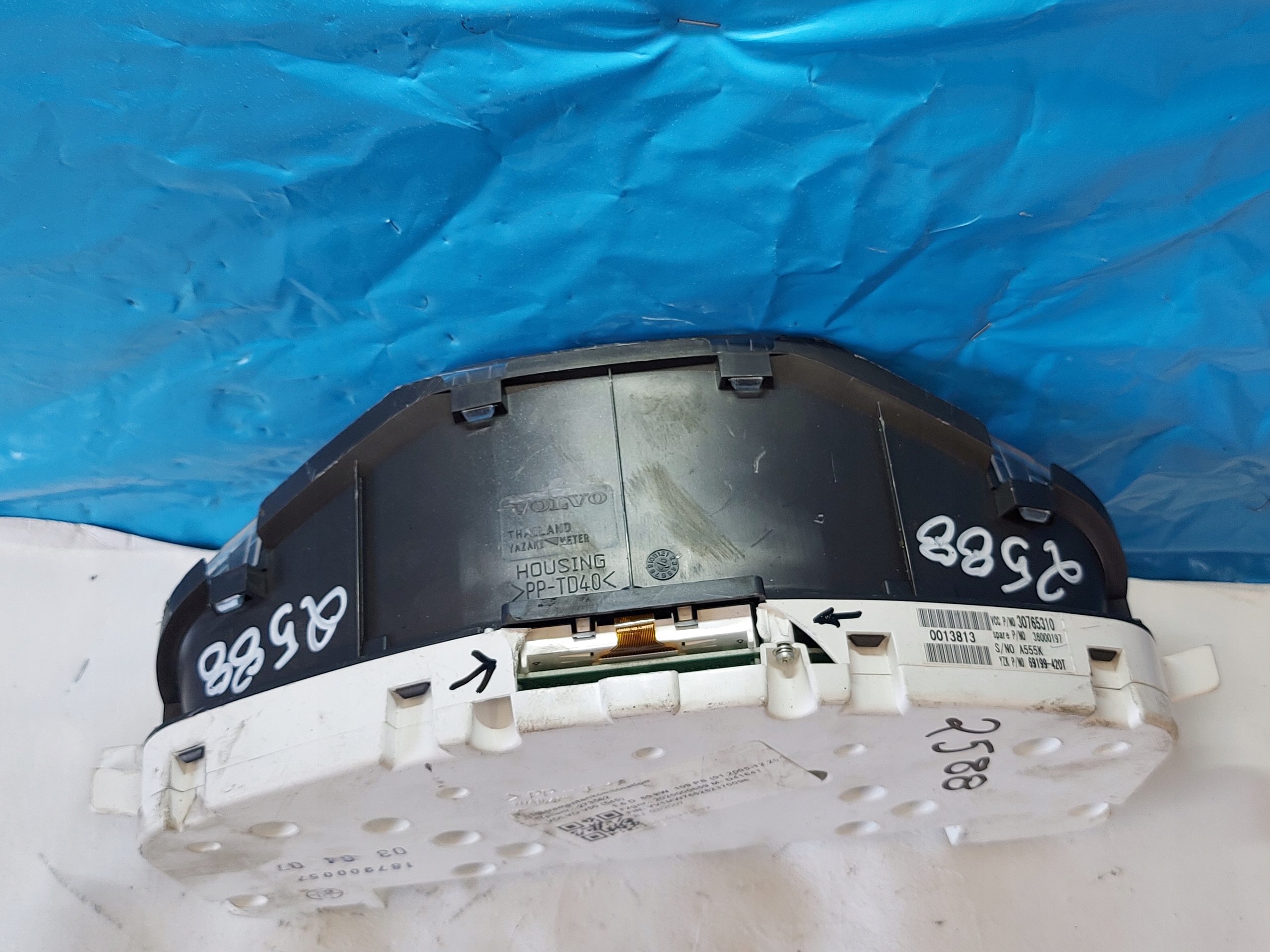 dials clock VOLVO V50 1.6 TD 30765310