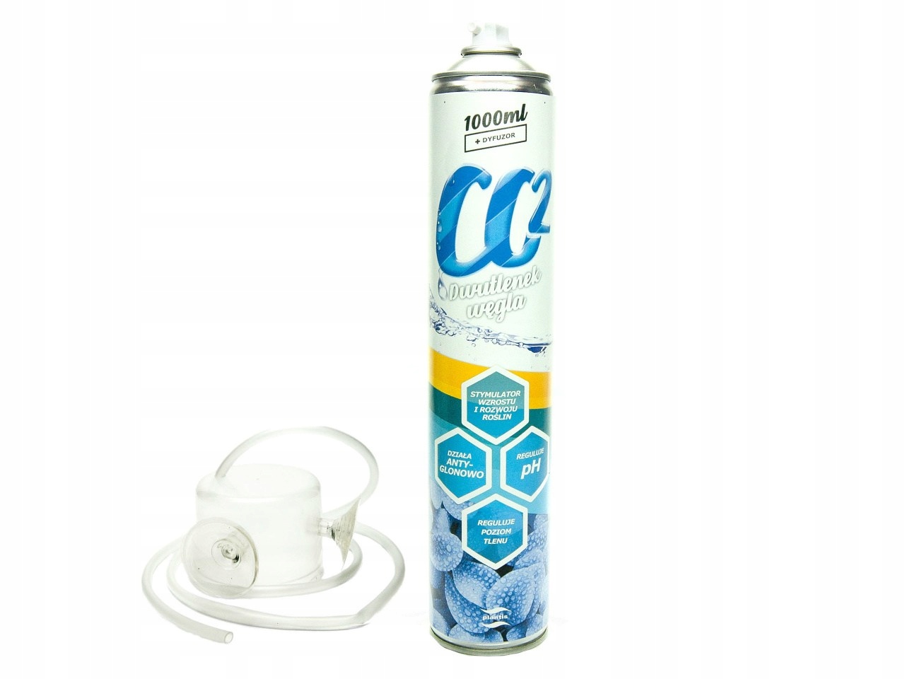 

Plantis prosty zestaw Butla CO2 1000ml Dyfuzor