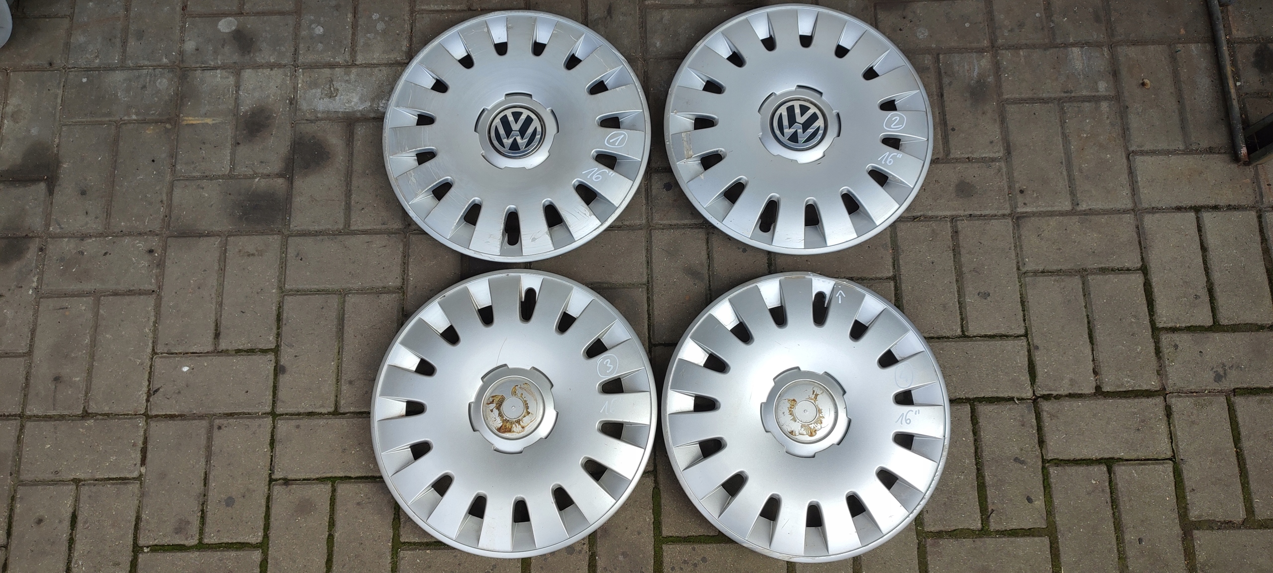 Radklppen Radkappe VW 16" cali 7M0601147E
