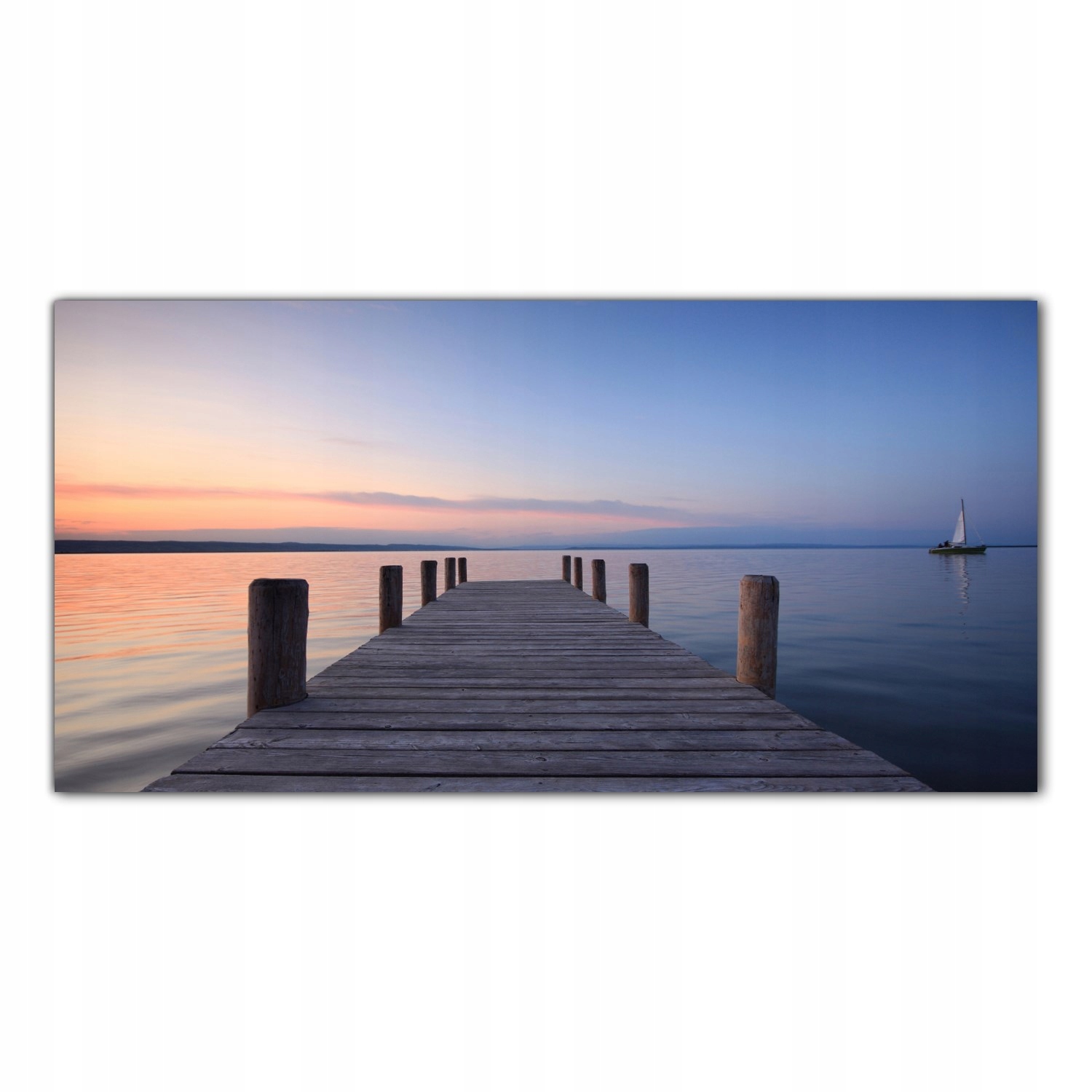

Obraz na szkle Foto Morze Most Krajobraz 120x60
