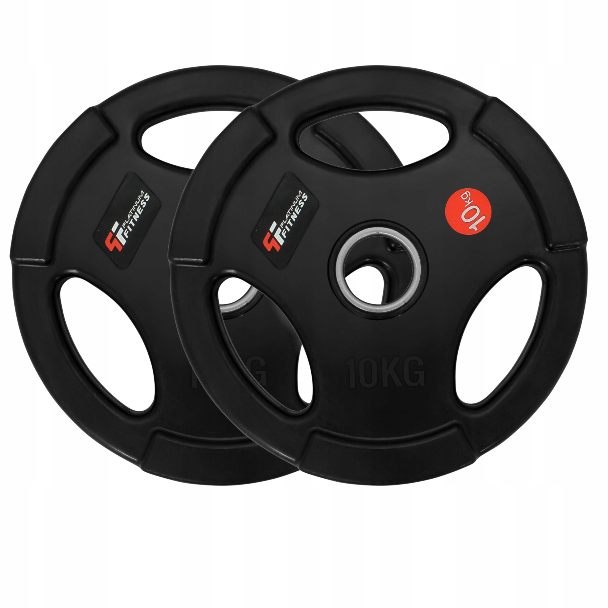 PLATINUM FITNESS ZESTAW OBCIĄŻENIA 20 KG OLIMPIJSKIE OGUMOWANE 50 MM