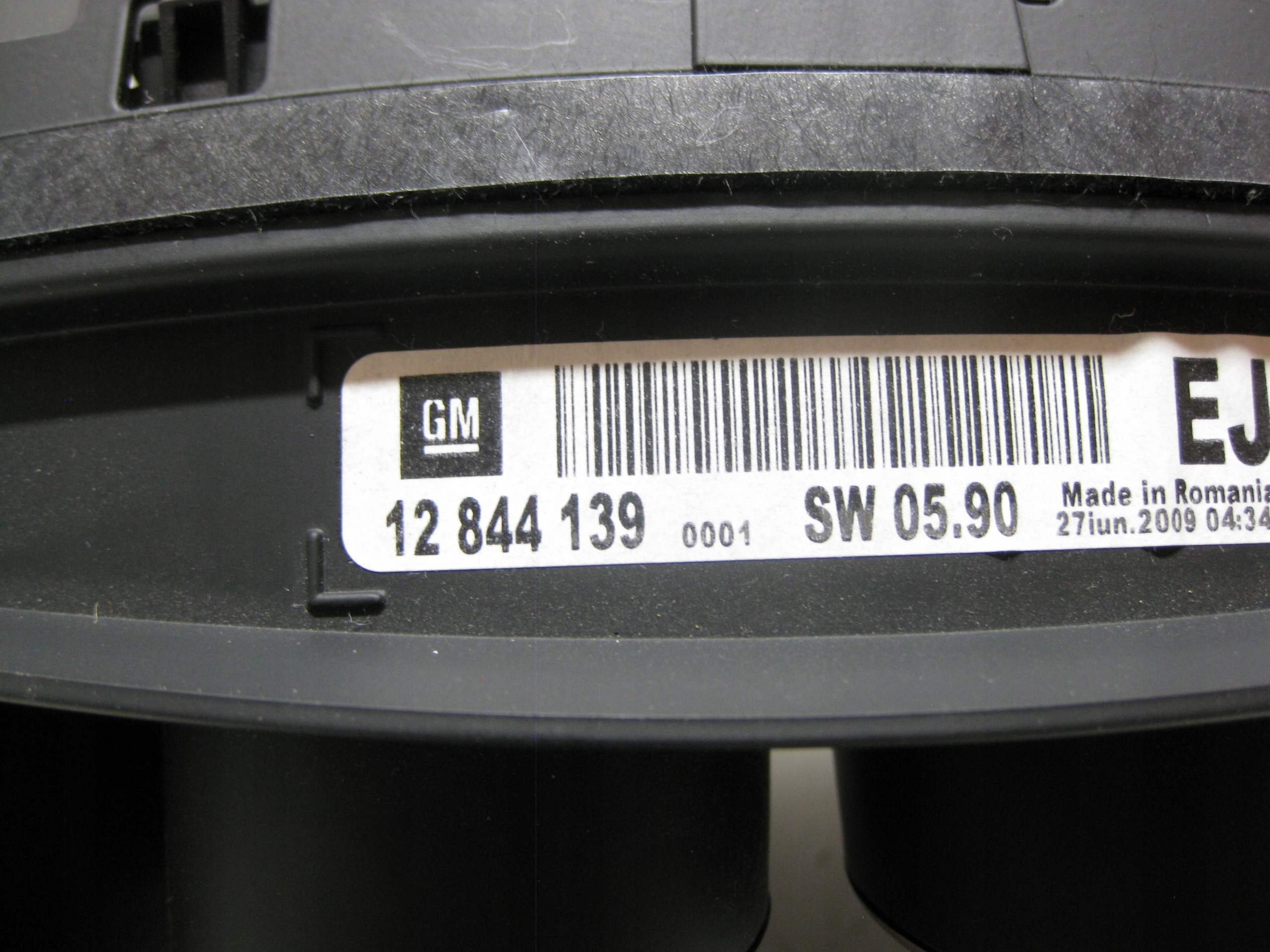 OPEL INSIGNIA A dials PREDKOSCIOMIERZ clock EU 12844139