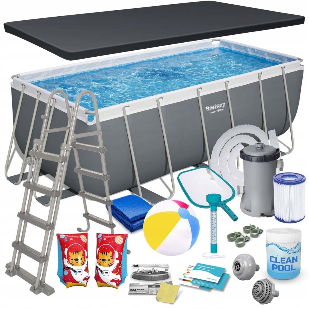Záhradný bazén s konštrukciou 412x201x122 cm 17v1 Bestway 56456N