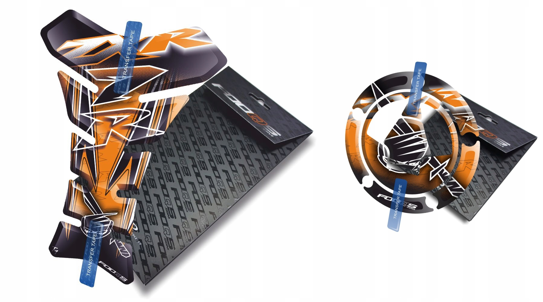 Tank-pad Cap-pad od firmy Fooqs pro Kawasaki ZX-7-R Oranžový