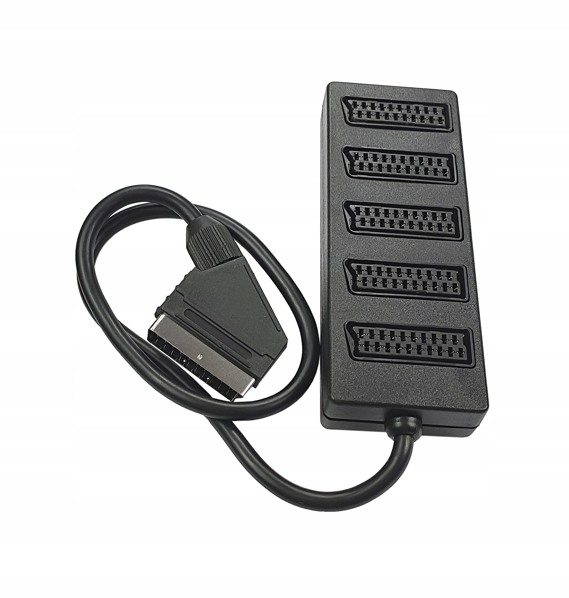 

Rozgałęźnik Hub Splitter Euro Scart 5 Gniazd 50 cm