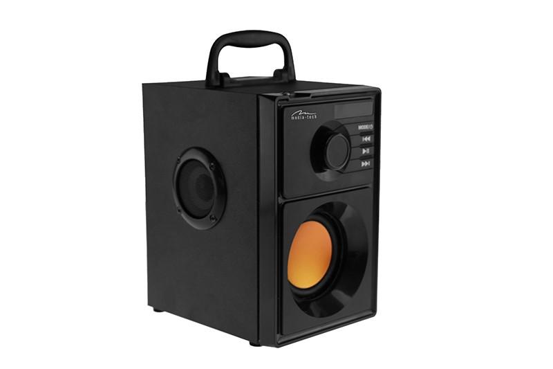 Głośnik Boombox Bt MT3145 Bluetooth 5.1+EDR Fm MP3 MicroSD Usb Aux Pilot