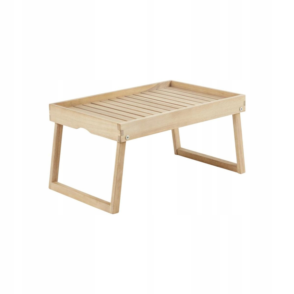 Dřevěný zahradní stolek s podnosem 35x55 cm