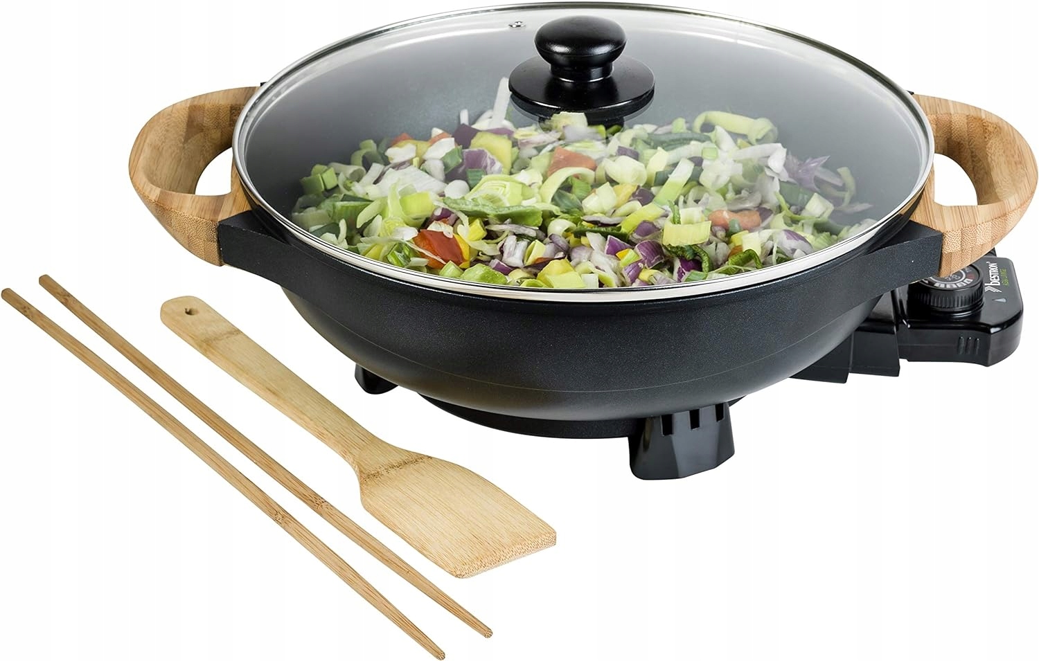 Wok Bestron AEW100AS 32 cm USZKODZONY