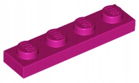 

Lego 3710 Płytka 1x4 Magenta 6037652 1szt Nowa