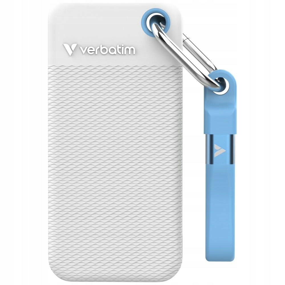 Externý Ssd disk Verbatim Pocket Ssd 2TB Usb-c 3.2 Gen 2 biely/modrý