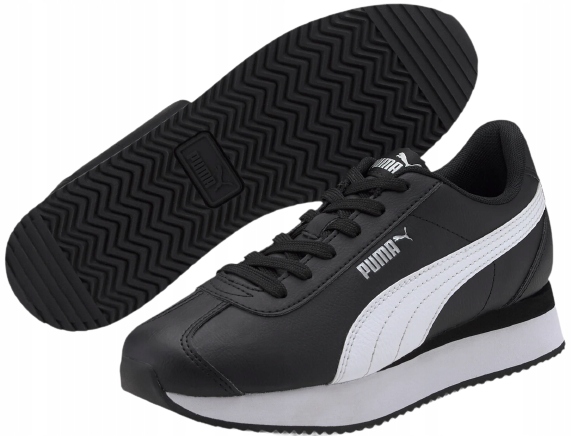Buty Puma Damskie Sportowe Czarne Turino Rozm 37,5