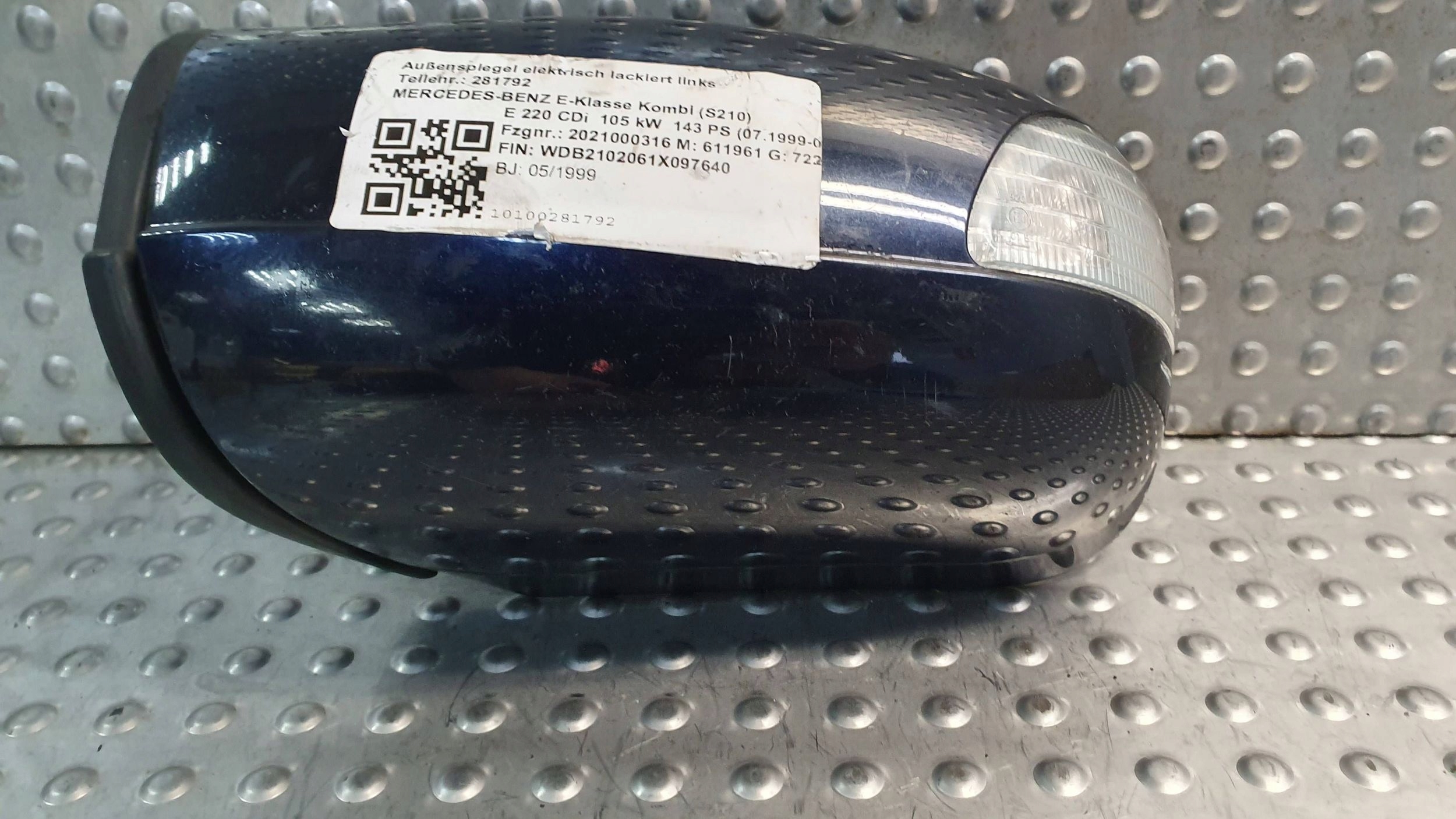 mirror left MERCEDES E-KLASA W210 7 PIN 95