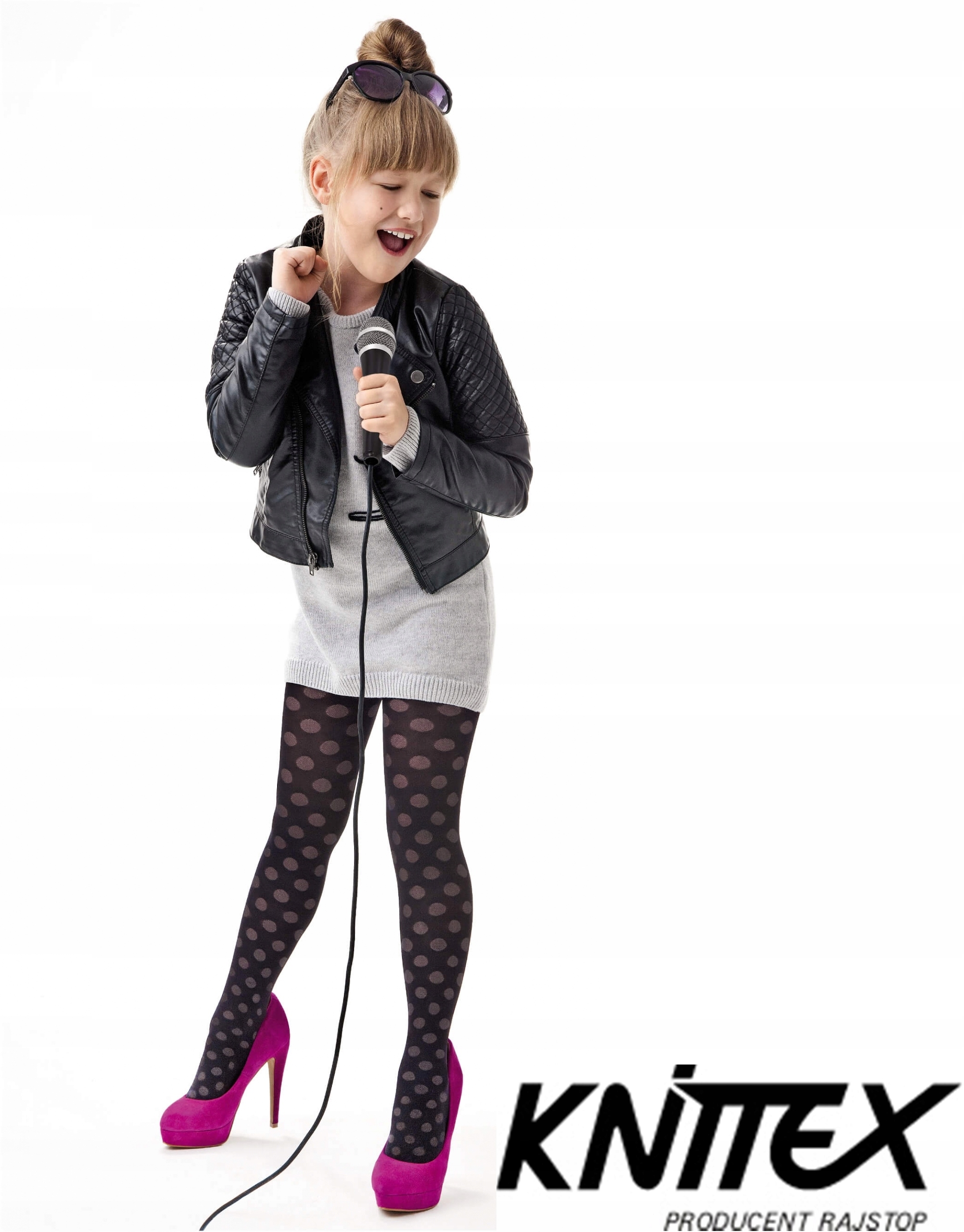 

Knittex rajstopy dziecięce Rock czarne 128-134