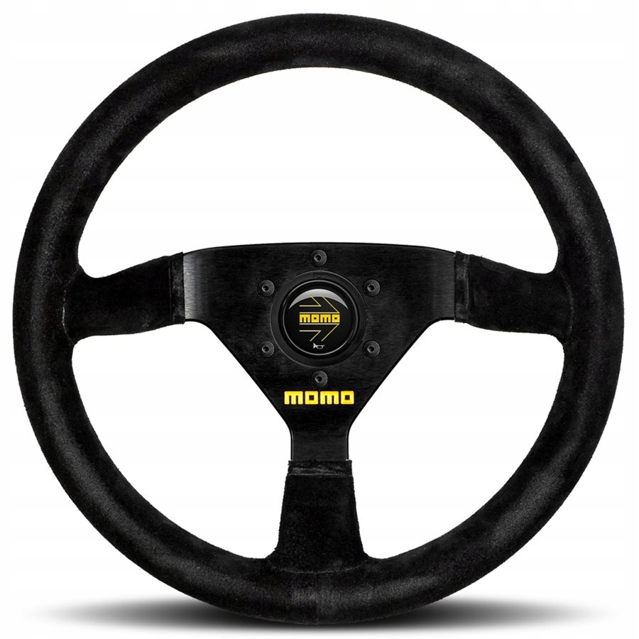 Volant Momo Model 69 Čierny semiš 350 mm