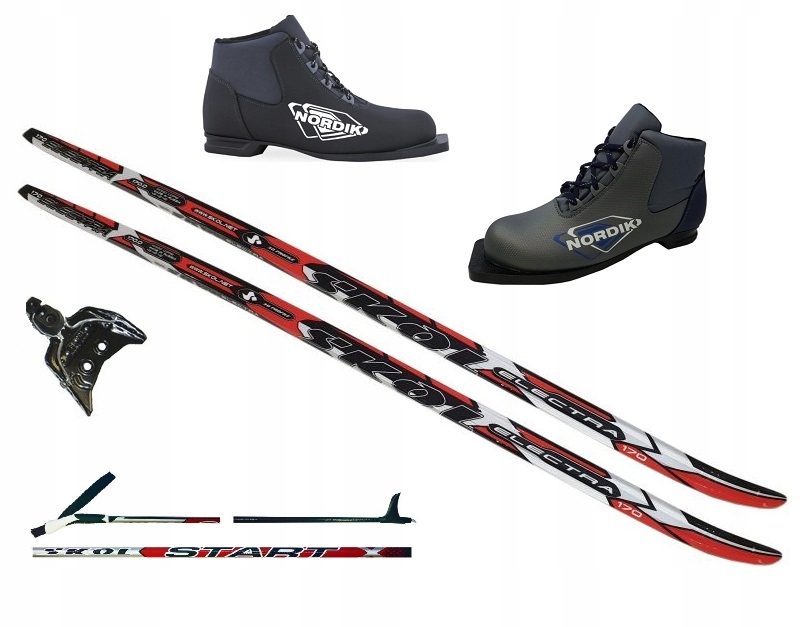 NOWE KOMPLETY DO NARCIARSTWA BIEGOWEGO KIJKI BUTY