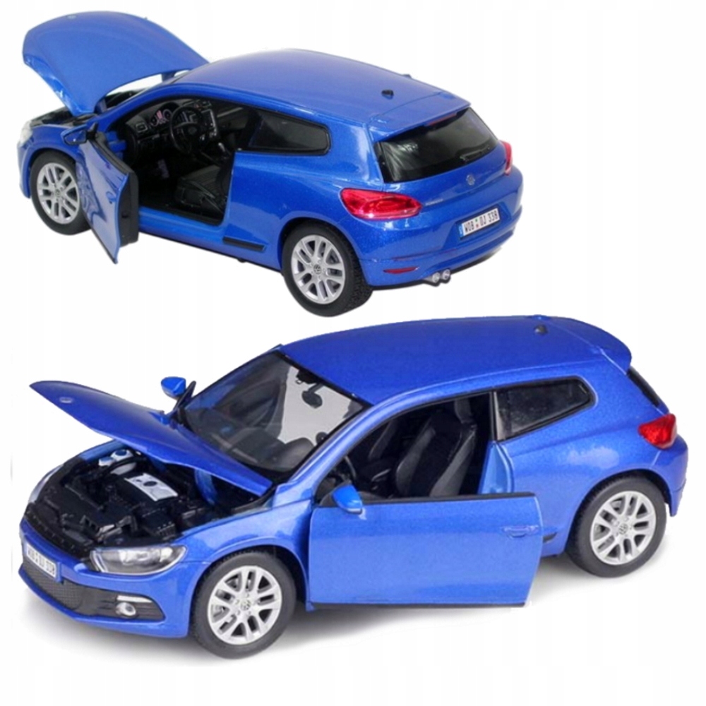 VOLKSWAGEN SCIROCCO MODEL METAL WELLY 1:24 Model Volkswagen Scirocco